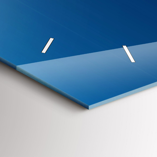 Horizontální skleněné hodiny na stěnu Ornamentální abstrakce