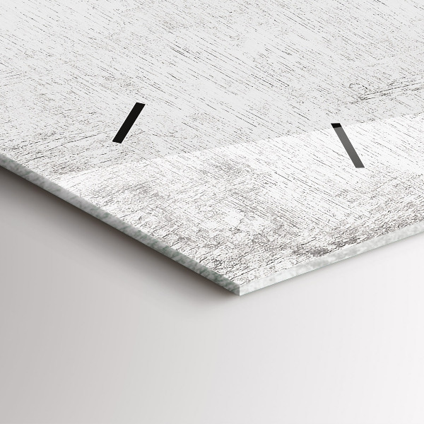 Horizontální skleněné hodiny na stěnu Dekorativní rostliny