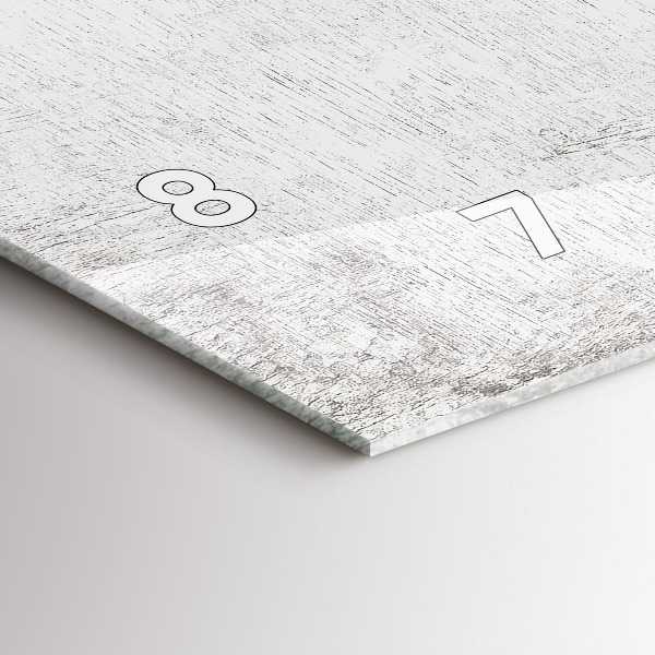 Horizontální skleněné hodiny na stěnu Dekorativní rostliny