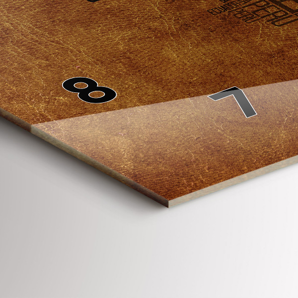 Horizontální hodiny na skle Mapa s názvy zemí