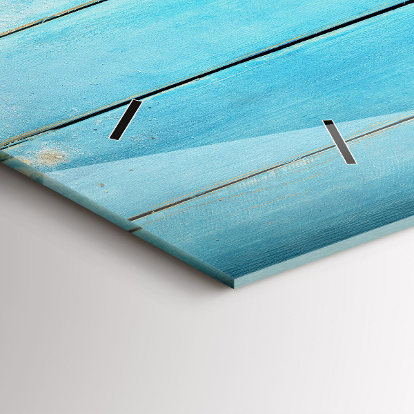 Horizontální hodiny na skle Prázdninové doplňky