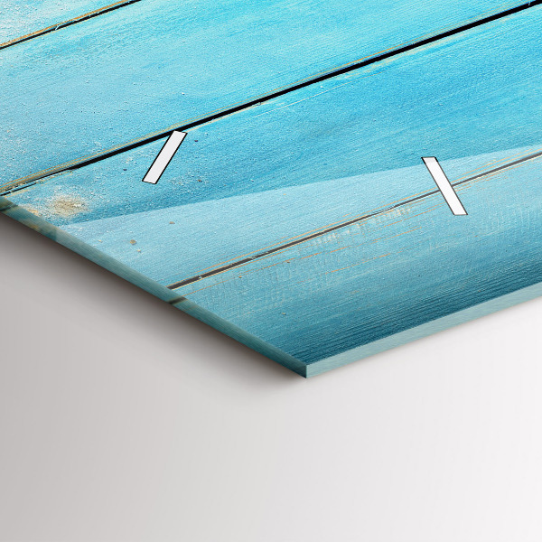 Horizontální hodiny na skle Prázdninové doplňky