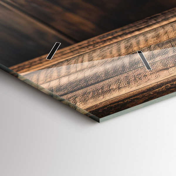 Horizontální skleněné hodiny na stěnu Šálek kávy