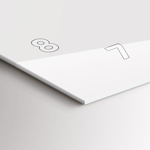 Horizontální skleněné hodiny na stěnu Fáze měsíce a oko