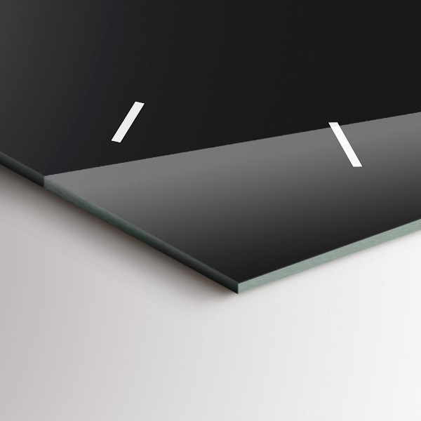 Horizontální skleněné hodiny na stěnu Fáze měsíce a hmyz