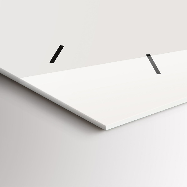 Horizontální skleněné hodiny na stěnu Fáze měsíce