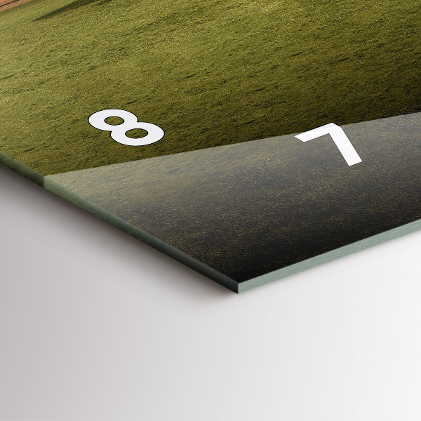 Horizontální hodiny na skle Stonehenge Nimbostratus