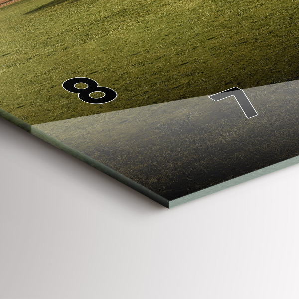 Horizontální hodiny na skle Stonehenge Nimbostratus