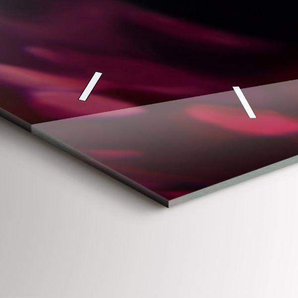 Horizontální hodiny na skle Víno