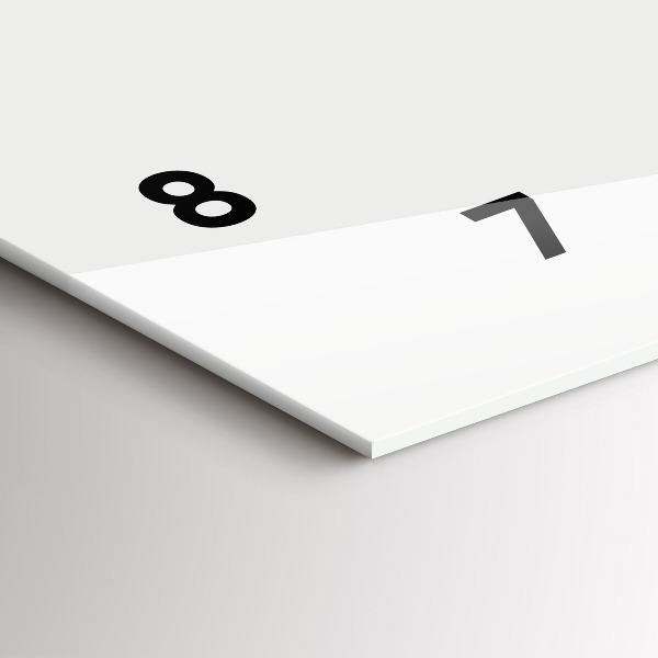 Horizontální hodiny na skle Kresba cyklistického závodu