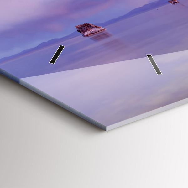 Horizontální hodiny na skle Východ slunce v Kalifornii