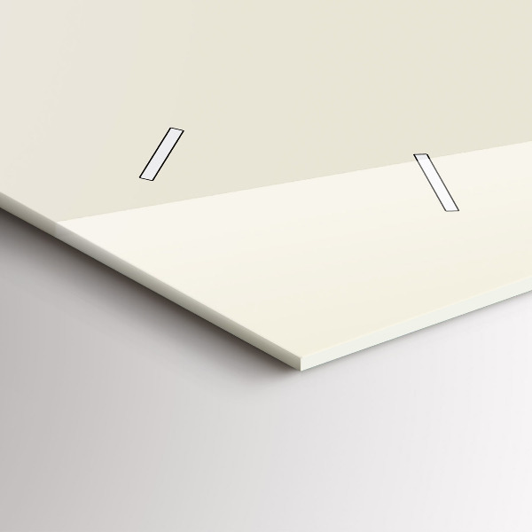 Horizontální hodiny na skle Muž s plnovousem a dýmkou