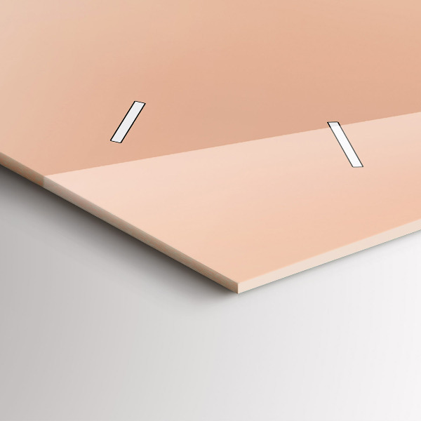 Horizontální hodiny na skle Ilustrace plameňáka