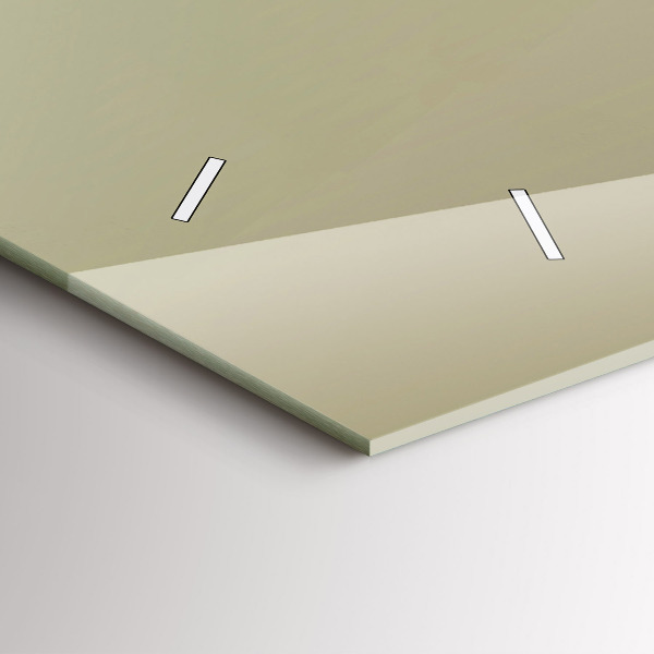 Horizontální hodiny na skle Grafický los