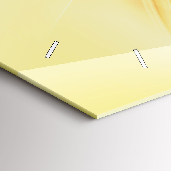 Horizontální hodiny na skle Vlny abstraktní