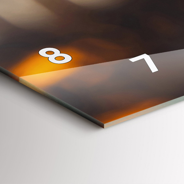 Horizontální hodiny na skle Skleněné láhve