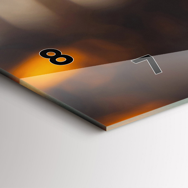 Horizontální hodiny na skle Skleněné láhve