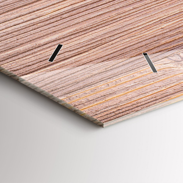 Horizontální hodiny na skle Paprika