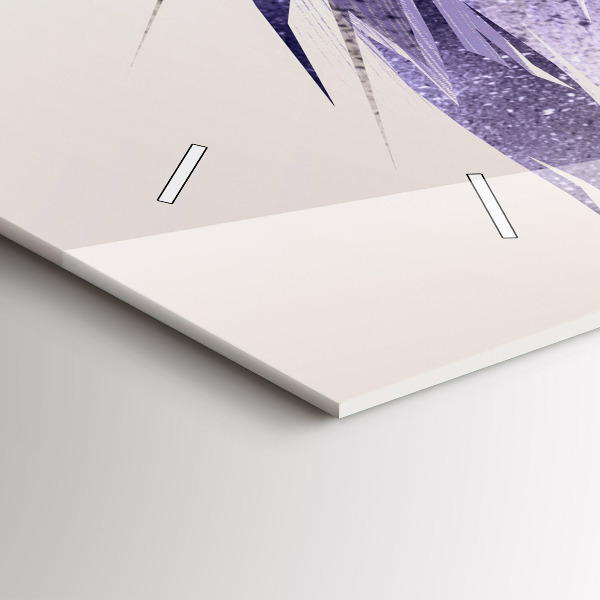 Horizontální hodiny na skle Dravý pták