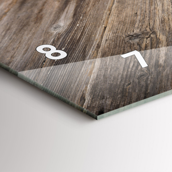 Horizontální hodiny na skle Kulinářské srdce Itálie