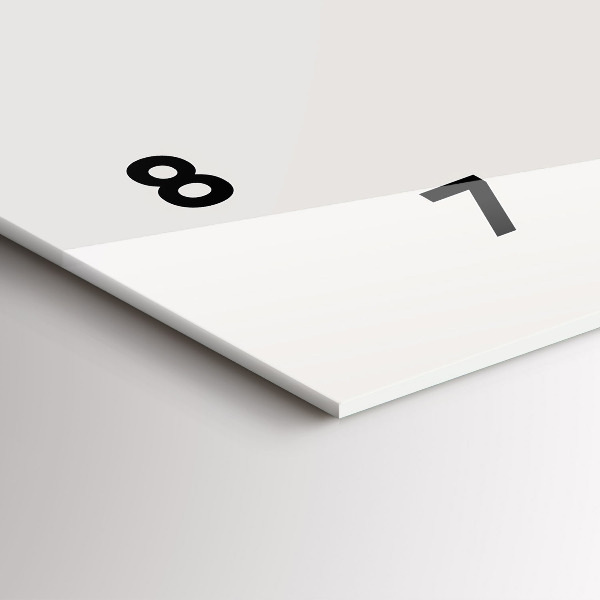 Horizontální skleněné hodiny na stěnu Malovaný portrét tygra