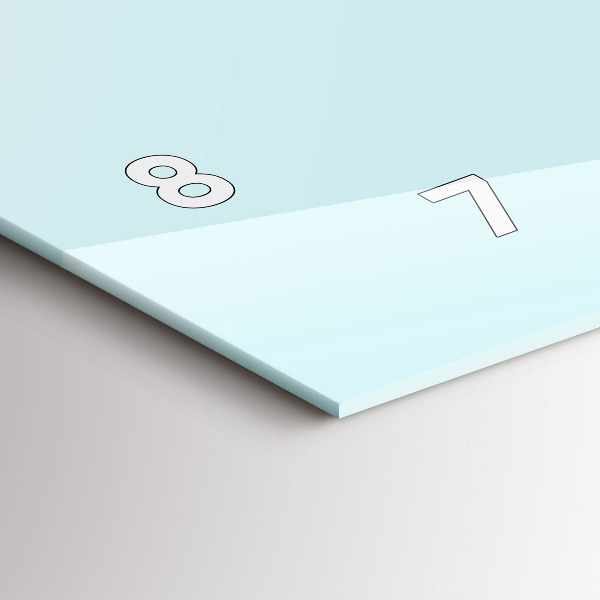 Horizontální skleněné hodiny na stěnu Legrační kočka s brýlemi