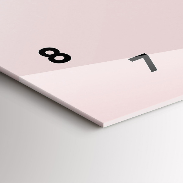 Horizontální skleněné hodiny na stěnu Kytice květin