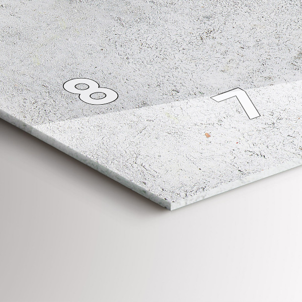 Horizontální skleněné hodiny na stěnu Minimalistické olivy