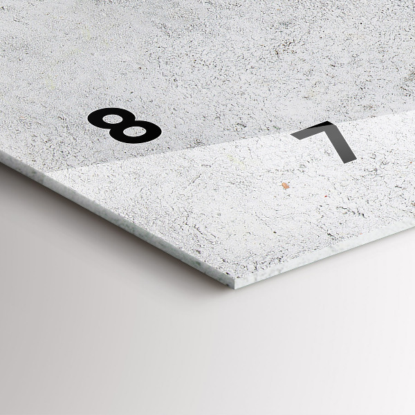 Horizontální skleněné hodiny na stěnu Minimalistické olivy