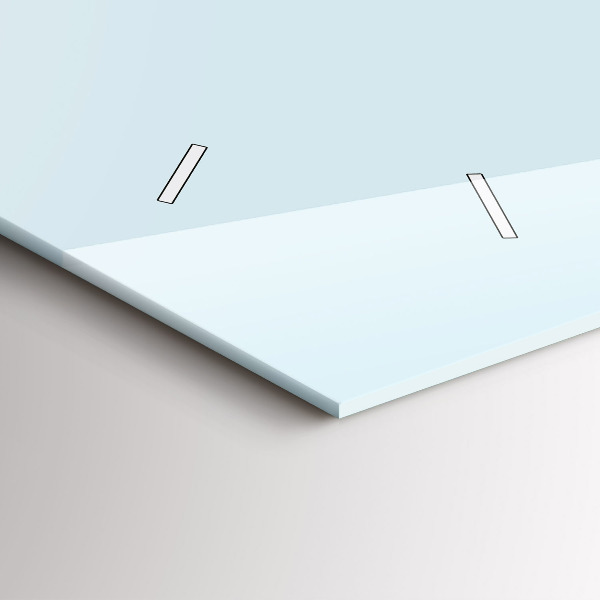 Horizontální skleněné hodiny na stěnu Psí štěně