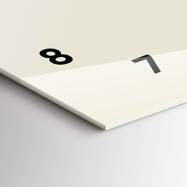 Horizontální skleněné hodiny na stěnu Jelen v košili