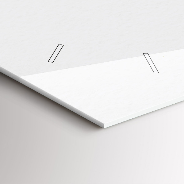 Horizontální skleněné hodiny na stěnu Žena s kloboukem