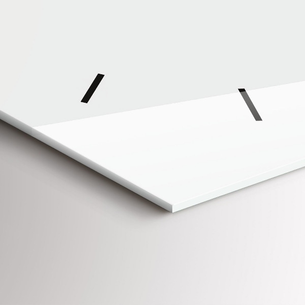 Horizontální skleněné hodiny na stěnu Motýl a klíč ve stylu boho