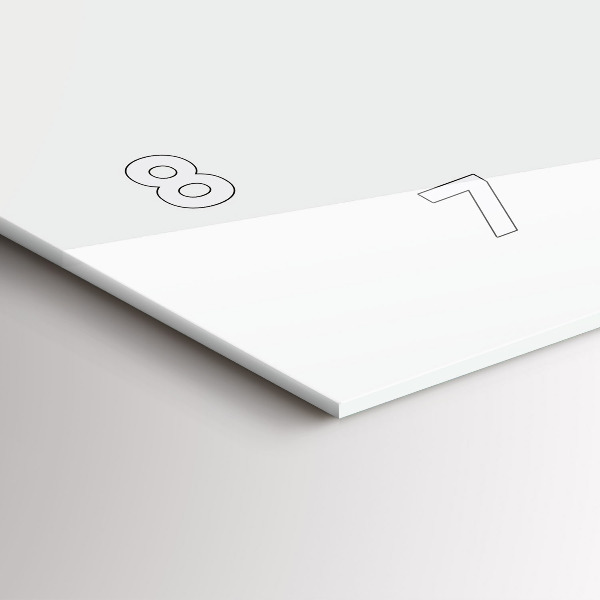 Horizontální skleněné hodiny na stěnu Motýl a klíč ve stylu boho