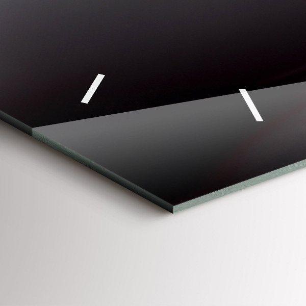 Horizontální skleněné hodiny na stěnu Sklenice na víno