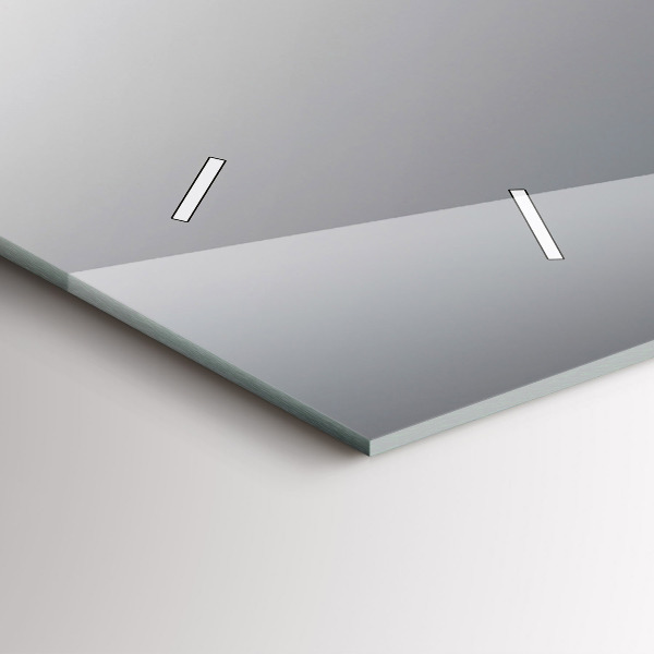 Horizontální skleněné hodiny na stěnu Lampa s červeným vínem