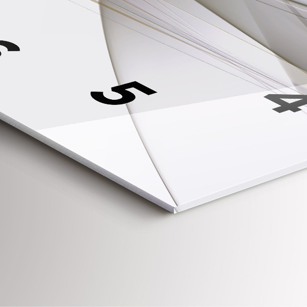 Skleněné hodiny čtvercové Jasná abstrakce