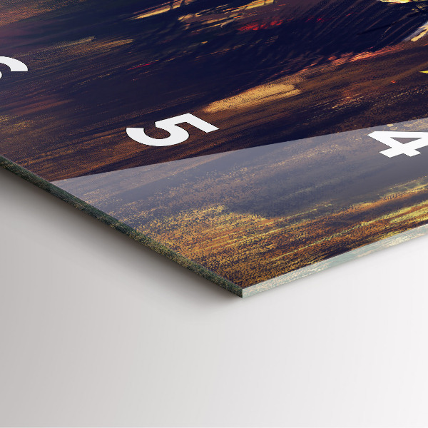 Skleněné hodiny čtvercové Impresionismus v umění Trh