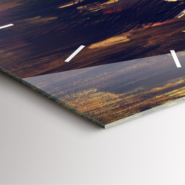 Skleněné hodiny čtvercové Impresionismus v umění Trh