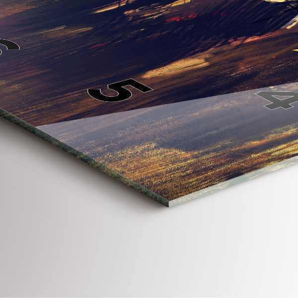 Skleněné hodiny čtvercové Impresionismus v umění Trh