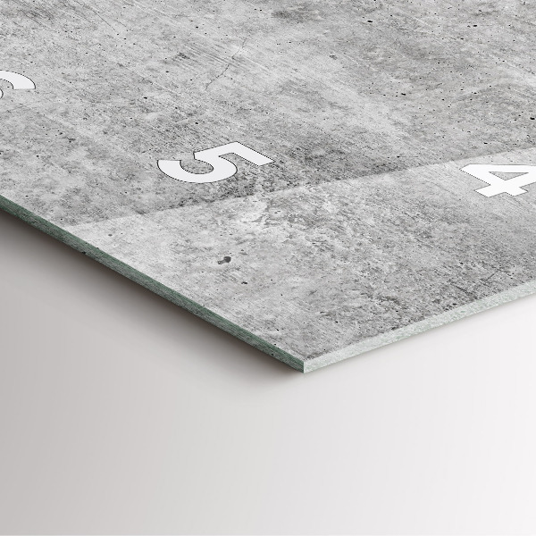 Čtvercové nástěnné hodiny Surová zeď