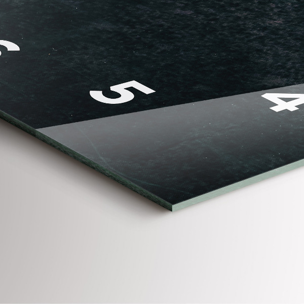 Čtvercové nástěnné hodiny Zrnková káva