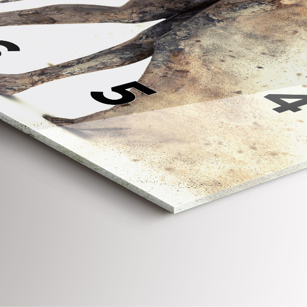 Skleněné hodiny čtvercové Abstraktní lidé písek