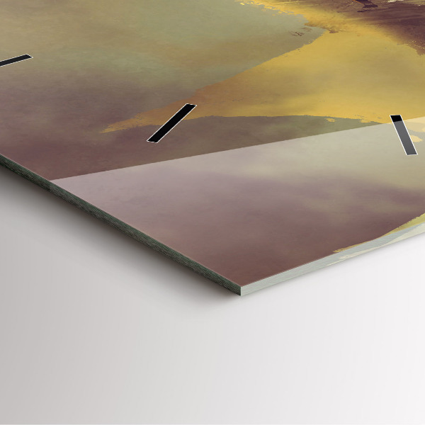 Skleněné hodiny čtvercové Ilustrace dračího jezdce