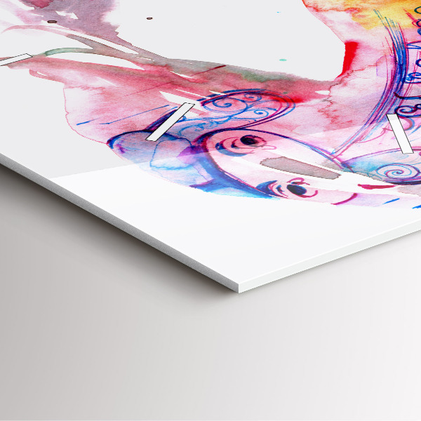 Skleněné hodiny čtvercové Dvě těla, jedna duše