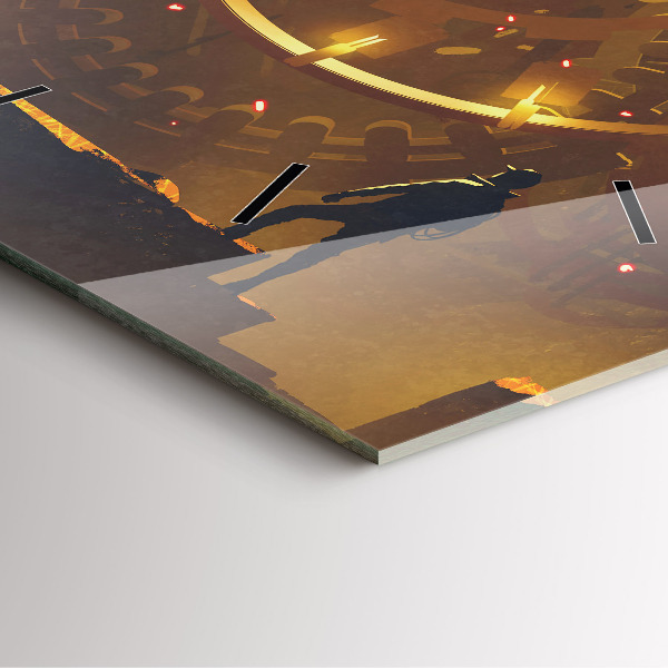 Skleněné hodiny čtvercové Čas - Mechanismus