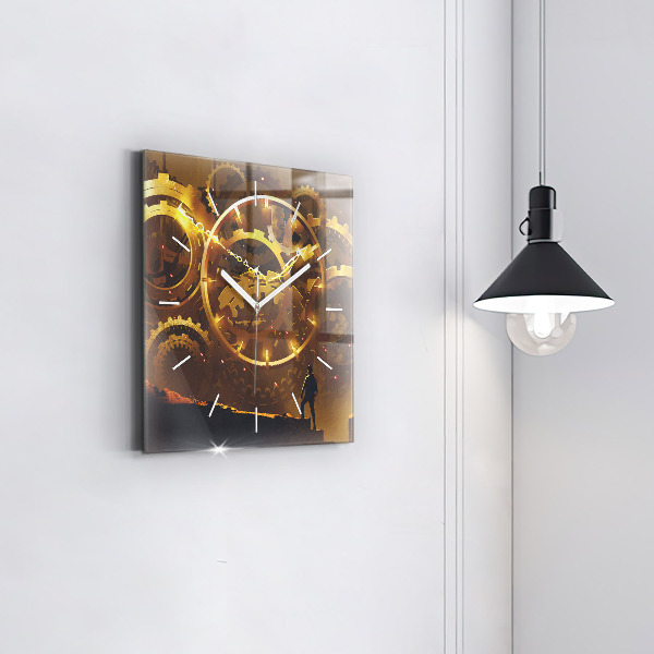 Skleněné hodiny čtvercové Čas - Mechanismus