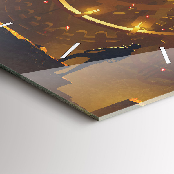 Skleněné hodiny čtvercové Čas - Mechanismus