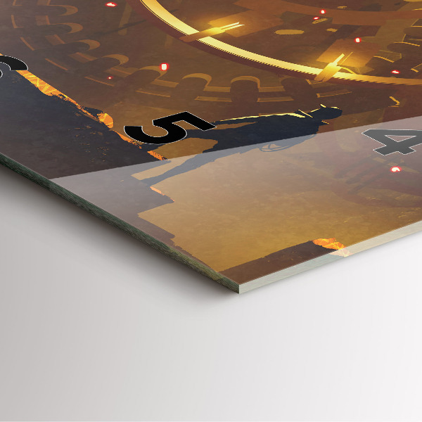 Skleněné hodiny čtvercové Čas - Mechanismus