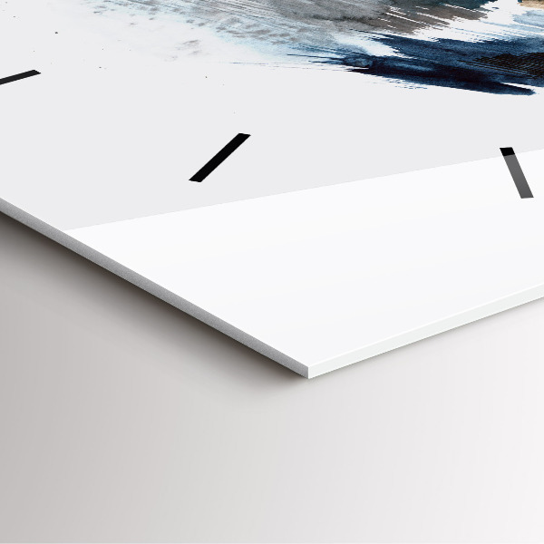 Skleněné hodiny čtvercové Kapitán s dalekohledem